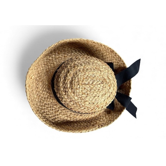 Helen Kaminiski‎ Classic 5 Raffia Hat One Size Handcrafted - Picture 10 of 16